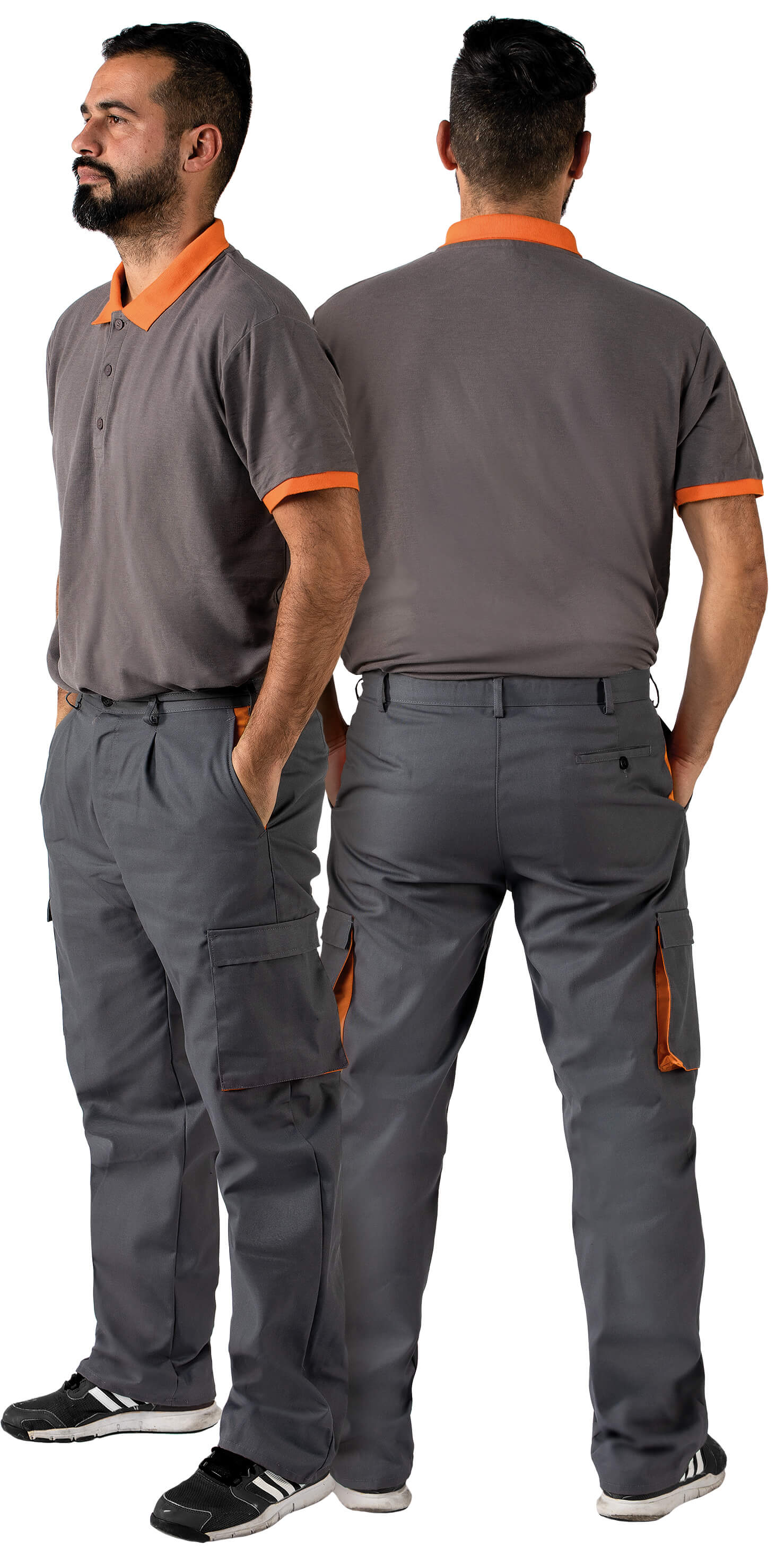 Calça multi-bolsos T-002