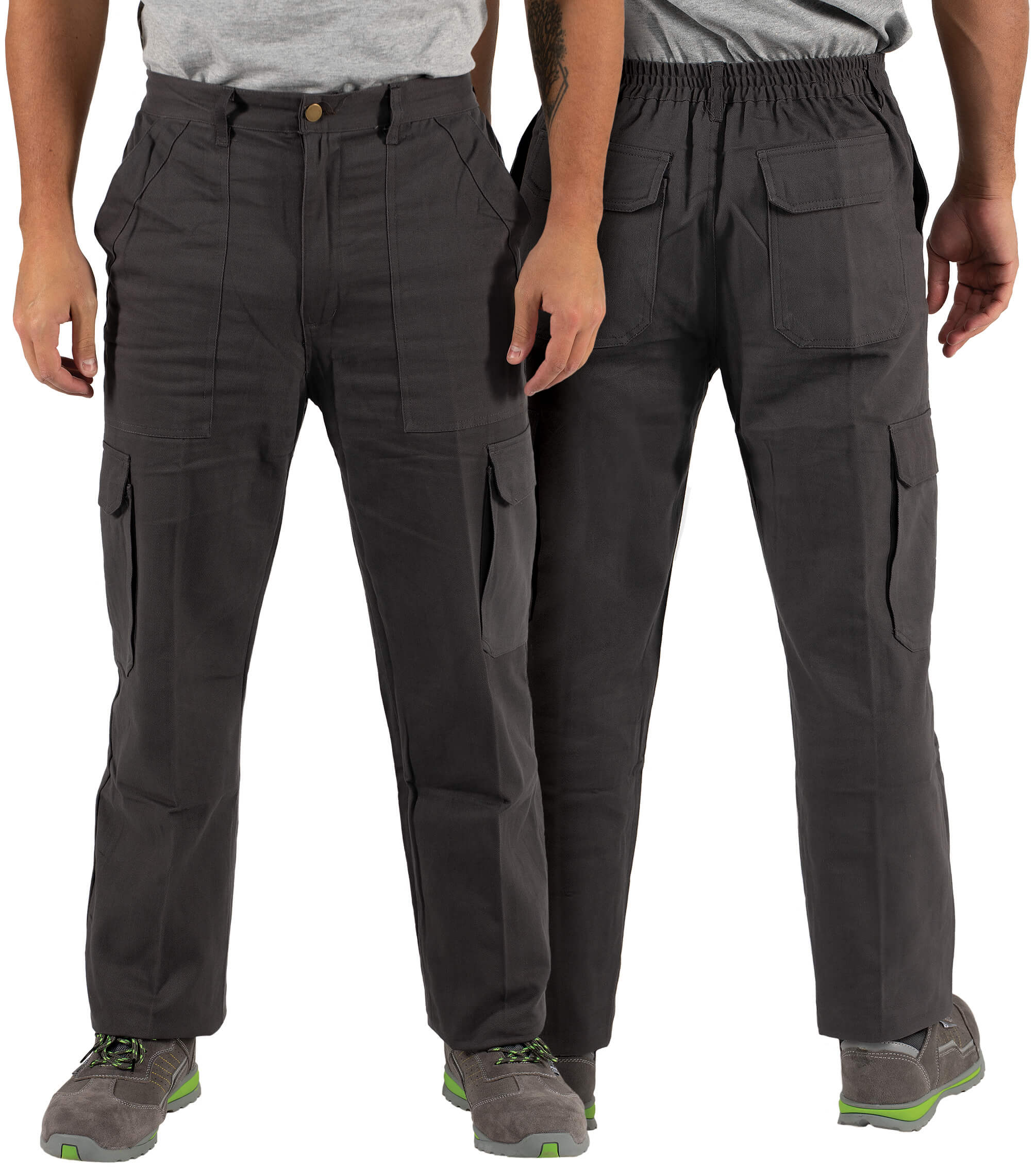 Calça multi-bolsos T-003