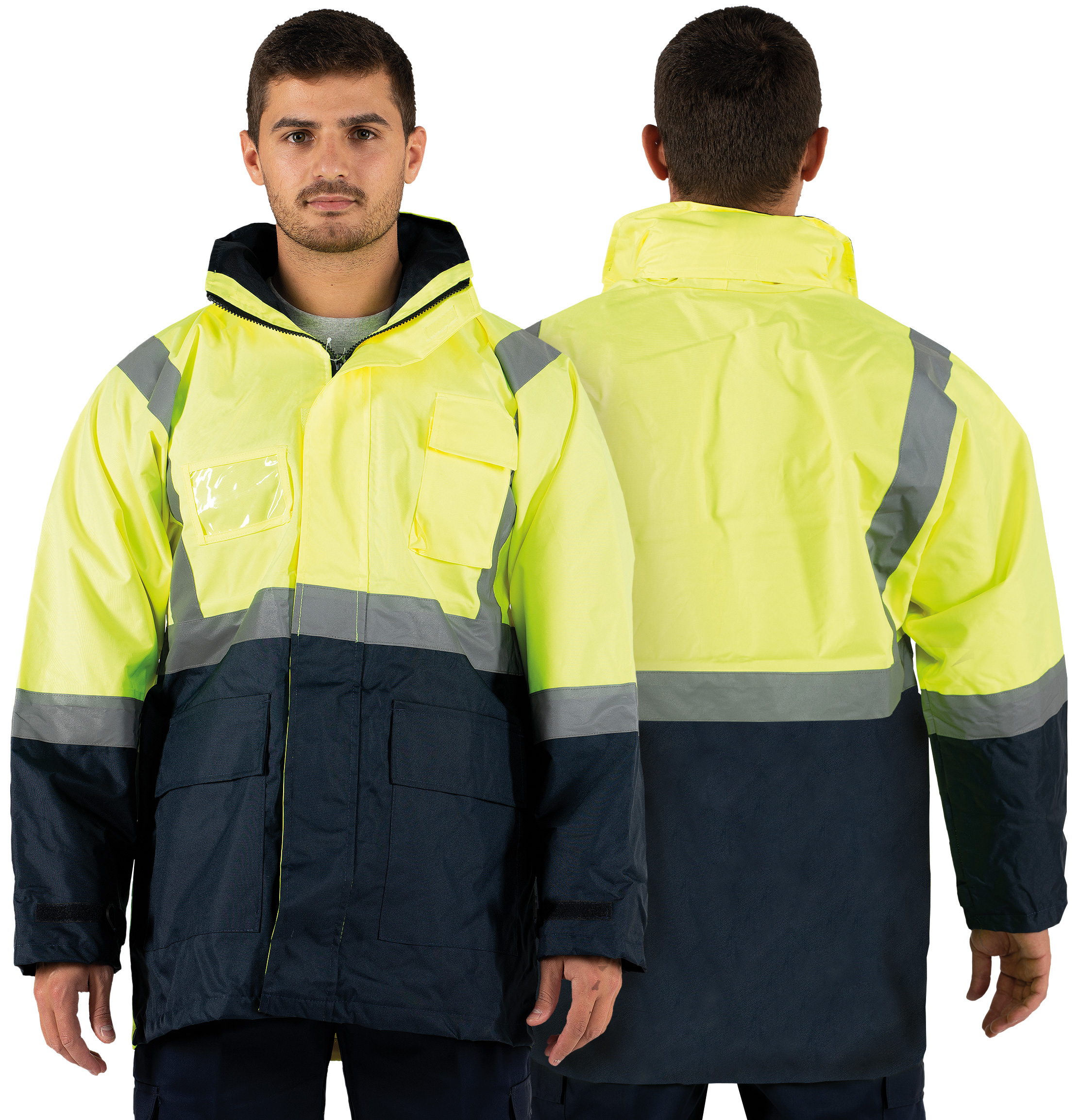 Parka bicolor HV BL-45